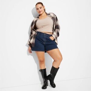 Wild Fable 17 Heritage Mid Rise Denim Shorts - NWT